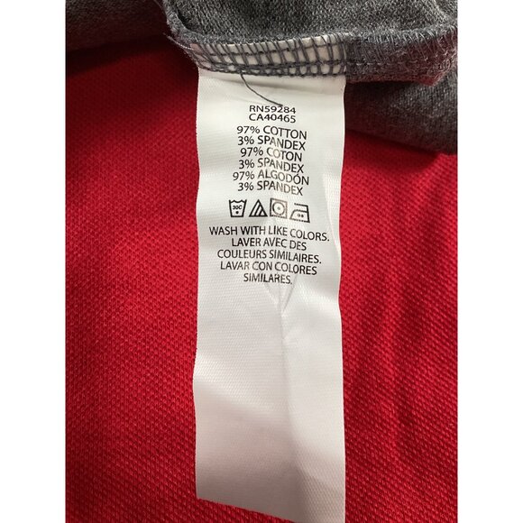 Set Of 2 Childrens Place Girls Polo Shirts Red & Gray Size S School Uniform NWT - Picture 4 of 6